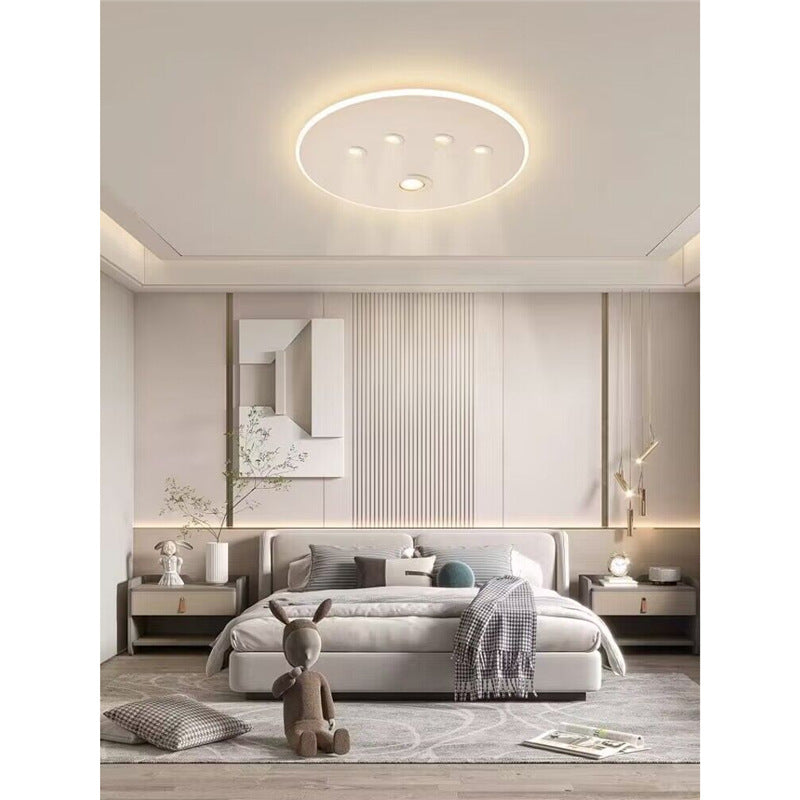 Stylish ceiling lamp without main lamp bedroom lamp casual modern living room lamp study light luxury lamp ultra-thin surface-mounted spotlight