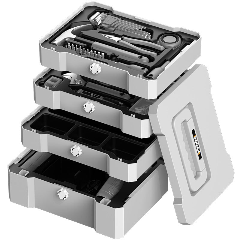 Electric drill tool box tool suit multifunctional for home electrician hardware repair power tool complete universal complete set