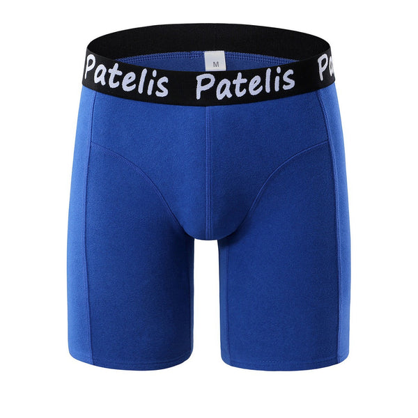 US size 100kg  men's plus size underwear German velvet long leg boxers pure cotton underwear breathable boxers