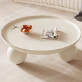 Scandinavianinscasual coffee tableaccessible luxuryfor homecream round coffee tableliving room tablemodernpopular small apartment tea table