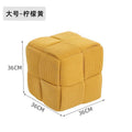 Popular simple sitting stool square stool accessible luxury low stool door changing shoes makeup stool for home living room coffee table sofa footrest