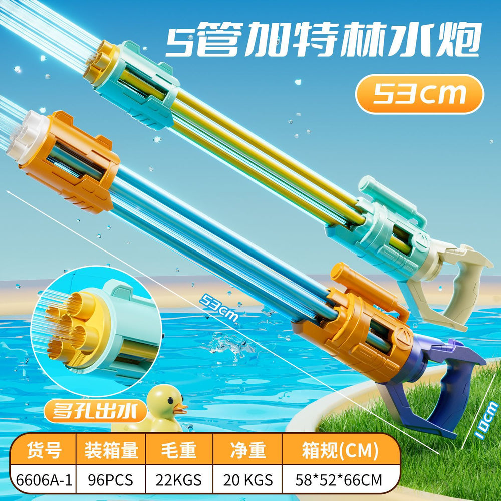 pull-out syringe water gun multi-hole water cannon summer outdoor water fight water splashing festival water toys wholesale