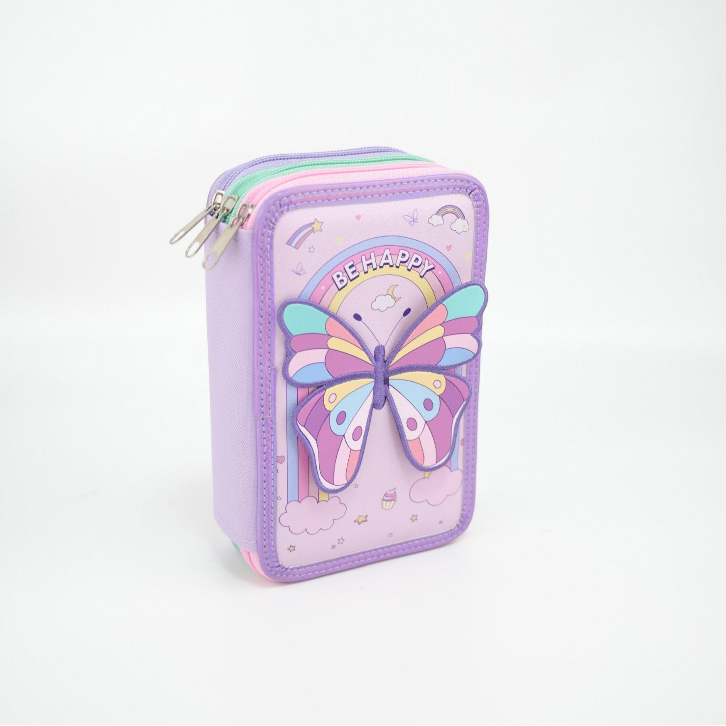 New large-capacity painting pencil storage bag, primary school student art pen stationery box,  simple painting pencil bag