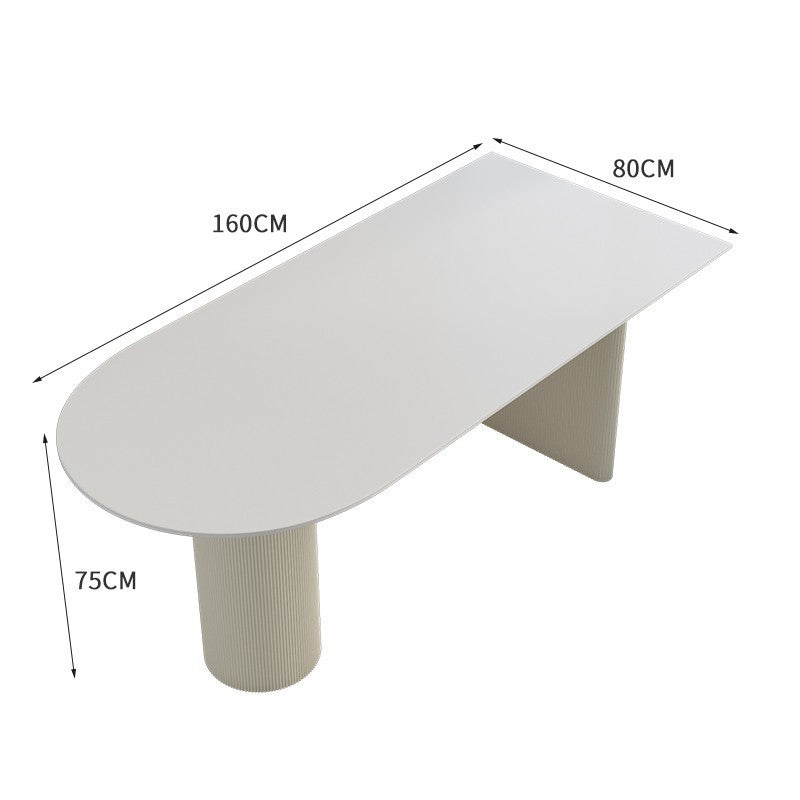 Cream Wind Studio Selection Area Table and Chair Combination Wedding Shop Negotiation Sofa Leisure Nail Salon Reception Card
