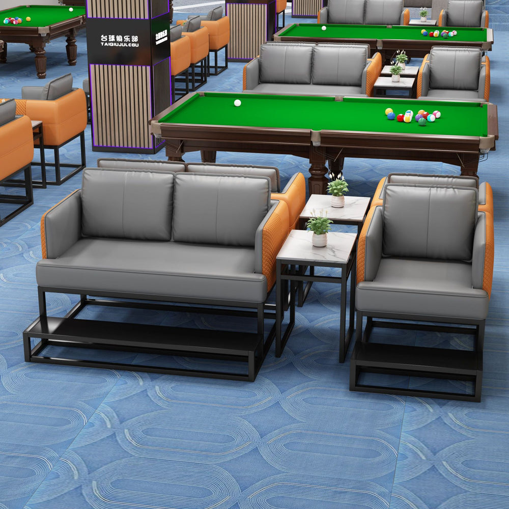 Billiard hall sofa billiard room viewing chair special viewing casual table and chair competition viewing sofa waterproof cat scratch leather