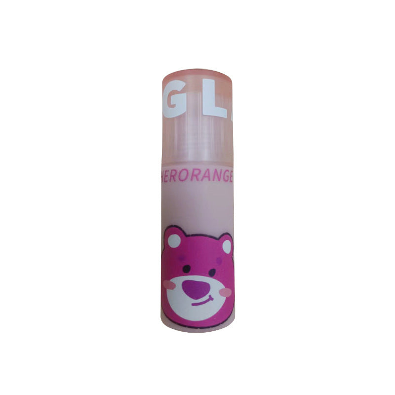 HERORANGE~ Internet celebrity with the same bear heart lip glaze three gift box set matte matte white lip mud woman