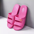 Home shoes men's and women's couple indoor slippers thickened quick-drying lightweight soft sole non-slip flat bottom hotel slippers bathroom