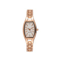 Wholesale minimalist retro barrel-shaped women's watch - unique stainless steel bracelet quartz watch for export
