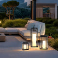 Outdoor villa garden floor lamp solar powered lawn light patio lamp waterproof portable table lamp yard atmosphere light