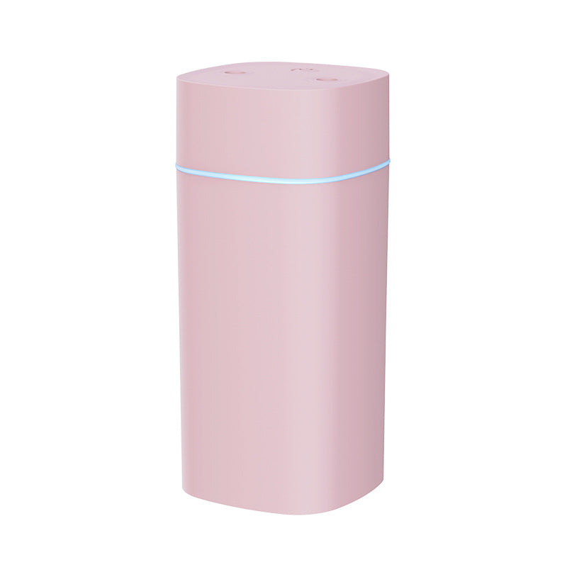 Dual nozzle humidifier - compact, portable, desktop mini humidifier for home, bedroom, mist, moisturizing, air purifying humidifier