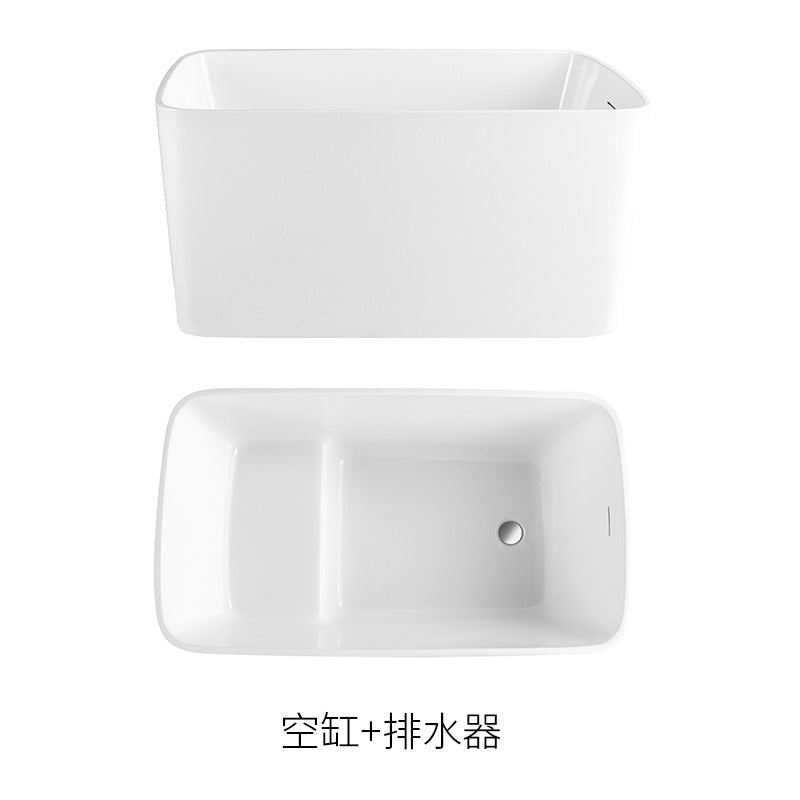 Sannora bathroom small apartment independent Japanese-style acrylic bathtub adult 1.2 meters independent bathtub B & B