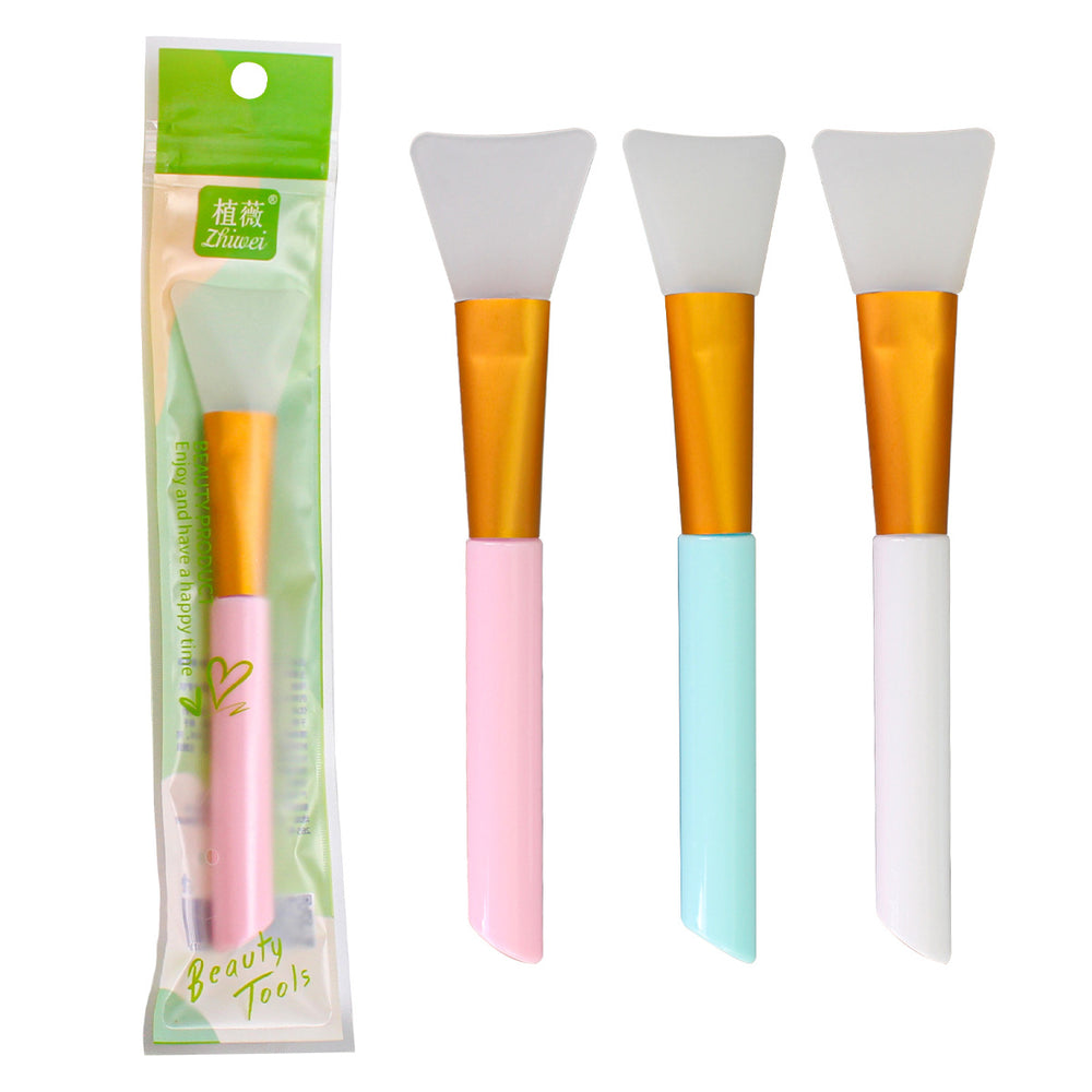 Zhiwei silicone mask brush diy beauty care tool beauty salon spa tool makeup brush soft glue head
