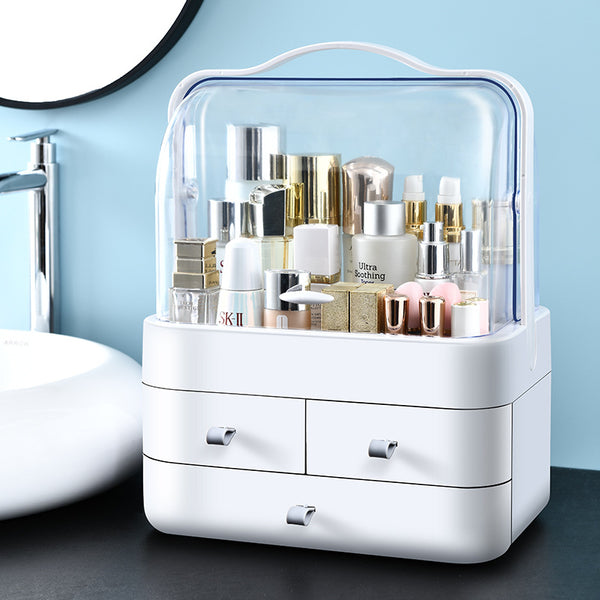 Cosmetics storage box, desktop dresser, drawer type, large-capacity dust-proof skin care products, lipstick, multi-layer finishing and storage