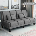 Sofa can be folded for dual use, double and three-person multi-functional simple rental room bedroom lazy living room foldable sofa bed