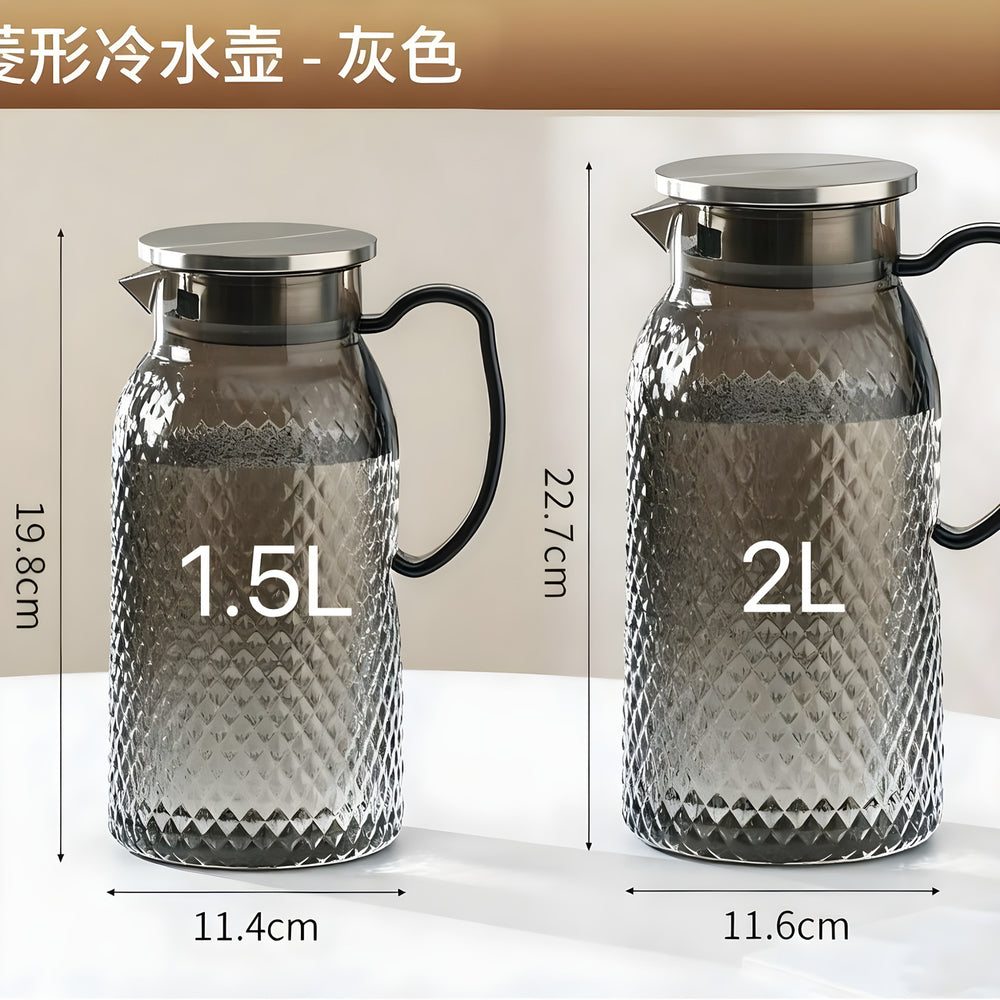 Acrylic pc water pitcher - large capacity cold water dispenser - premium home tea pot - commercial juice pitcher - water dispenser set