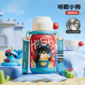 High-style 316 stainless steel insulated tumbler featuring cute graffiti and fun cartoon designs. perfect for kids, this portable outdoor water bottle keeps drinks hot or cold