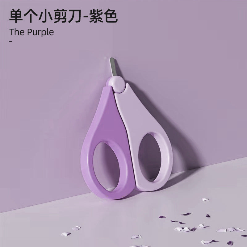 Baby nail clipper set - newborn & infant nail clippers with nail file - anti-pinching safety design