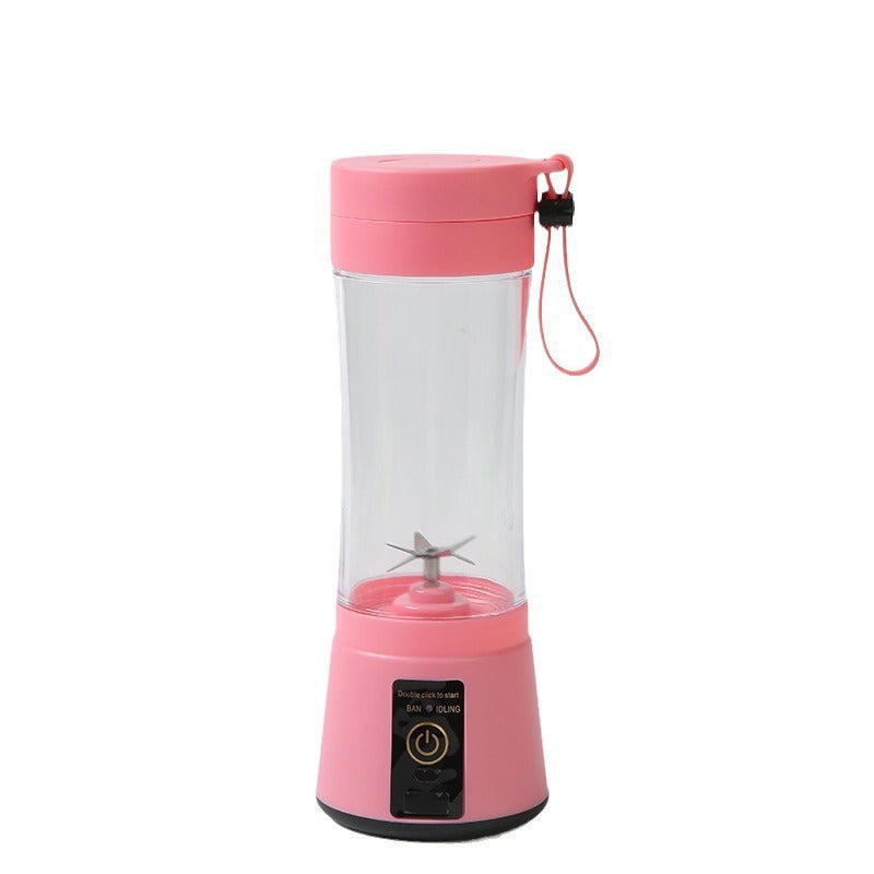 electric juicer with 6-blade head, mini cyclone juicing cup, portable multifunctional juice cup for home use