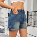 European and american cross-border foreign trade women's summer  independent station american style personalized sweet and spicy denim versatile shorts hot pants