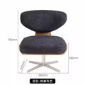 Modern minimalist sofa chair living room leisure chair conference casual single chair sofa simple fabric single chair office chair