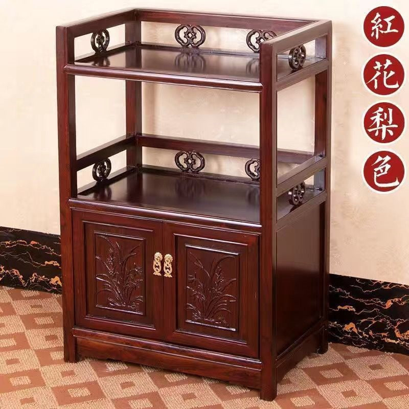 Living room tea cabinet old elm chinoiserie tea table solid wood sideboard sofa side cabinet restaurant wine cabinet locker