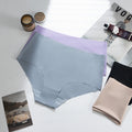 fashion briefs yoga sports plus sizehigh waist women's pants breathable ice silk seamless underwear