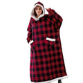 New arrival: lazy day pajama set - pullover tv blanket, thickened hooded pajamas, warm blanket hoodie, loose-fit outerwear bathrobe