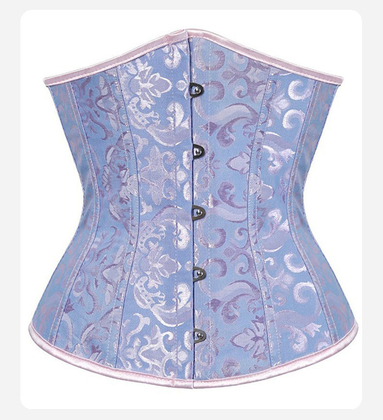 Corset simple waist corset slightly fat new arrivalk-style breathable sexy shaping tops rubber bone jacquard waist clip