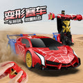 【premium selection】cross-border bestseller: spider-man iron man transforming remote control electric car - kids' & family toy vehicle