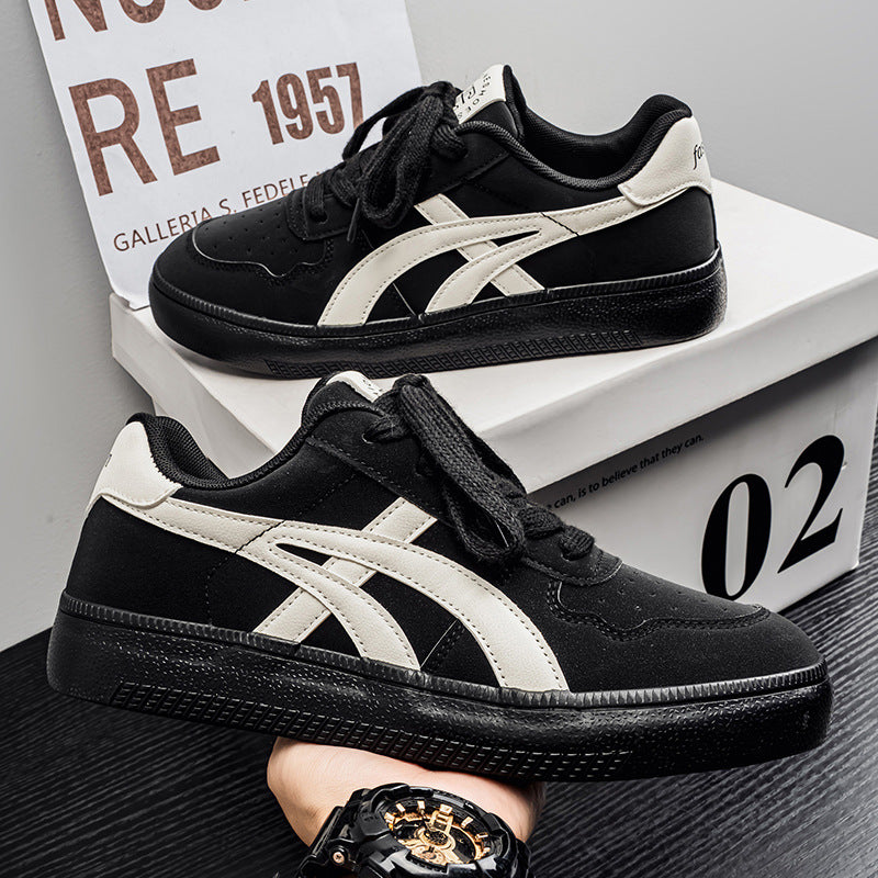 Men's german army trainers (gats) 2026 new spring collection: casual sneakers, chunky sole, height increasing, unique retro style, versatile skate shoes, trendy footwear