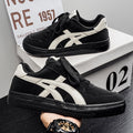 Men's german army trainers (gats) 2026 new spring collection: casual sneakers, chunky sole, height increasing, unique retro style, versatile skate shoes, trendy footwear
