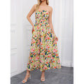 listing: new  women's elegant bandeau date night printed dress
