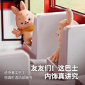 Kids bus large door opening bus light music artificial baby bus bus boy toy