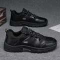 Men's 2025 spring new arrival: work safety athletic hiking shoes - waterproof, slip-resistant, wear-resistant, outdoor low-cut casual shoes for men