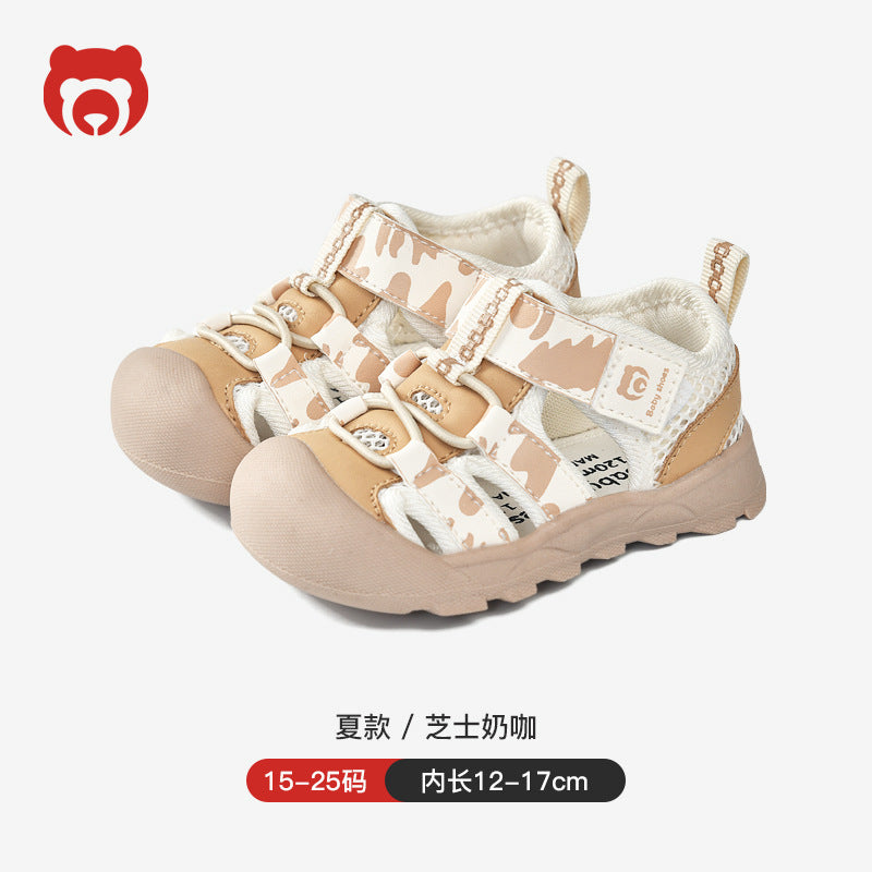 Toddler shoes for boys, summer sandals, infant soft-soled functional cartoon shoes, baby shoes for ages 1-3, children's shoes