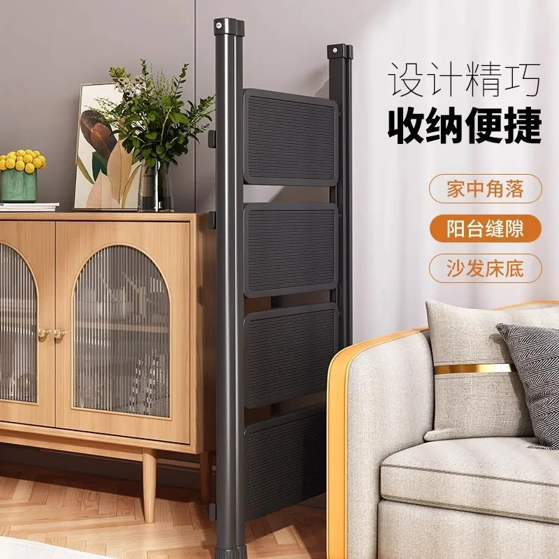 Ladder for homefoldable telescopic small lightweight three-step ladder stool multi-functional herringbone ladder step climbing ladder shrink ladder