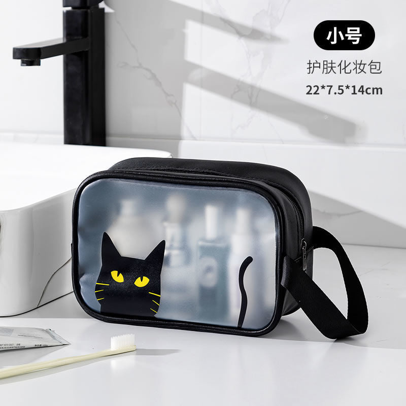 Portable Children's Cartoon Bath Bag Beach Bag Fitness Swimming Dry and Wet Separation Wash Bag PVC Storage Bag