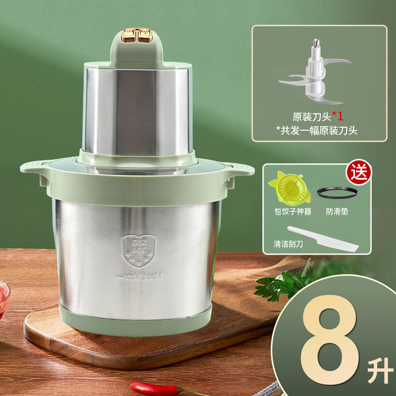 New 6l electric meat grinder - household multifunctional 8l food processor, mixer, and meat stuffing machine - chili grinder - wholesale