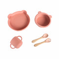 hot-selling maternal and infant products food-grade silicone children's food supplement feeding tableware baby suction cup bowl portable set