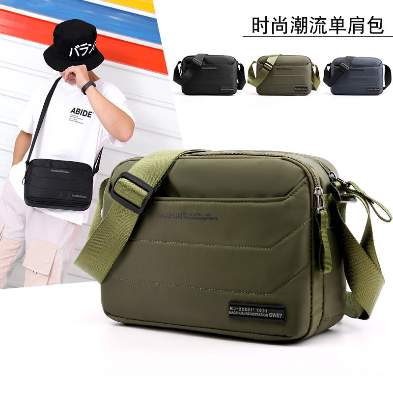 Factory direct sales new men's shoulder bag fashion casual men's bag multi-functional nylon messenger bag sports bag