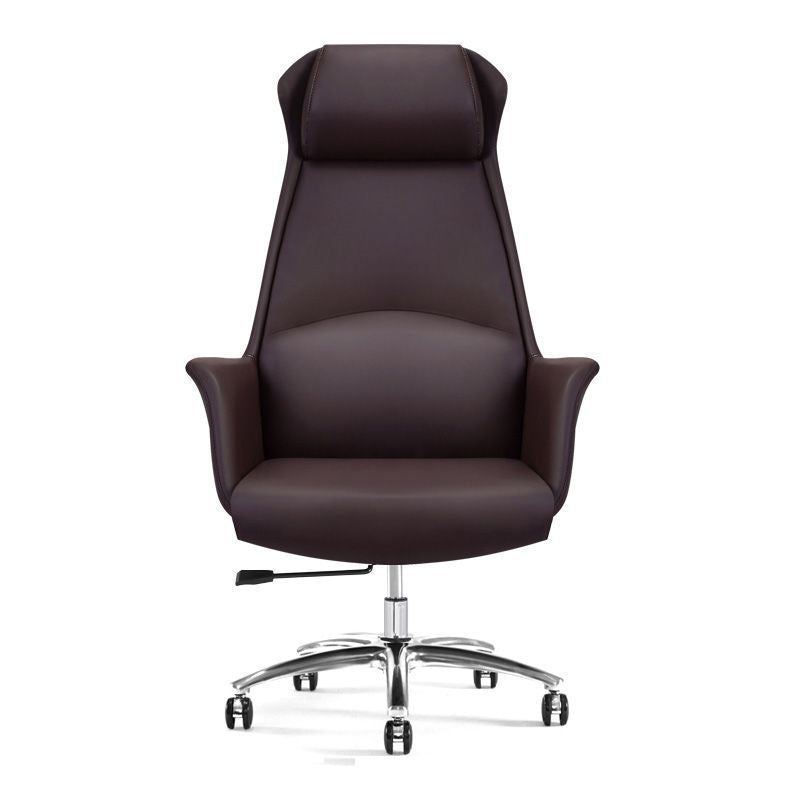 Casual chair, comfortable ergonomic chair, conference computer chair, business leather chair, office chair, live broadcast, home study, no