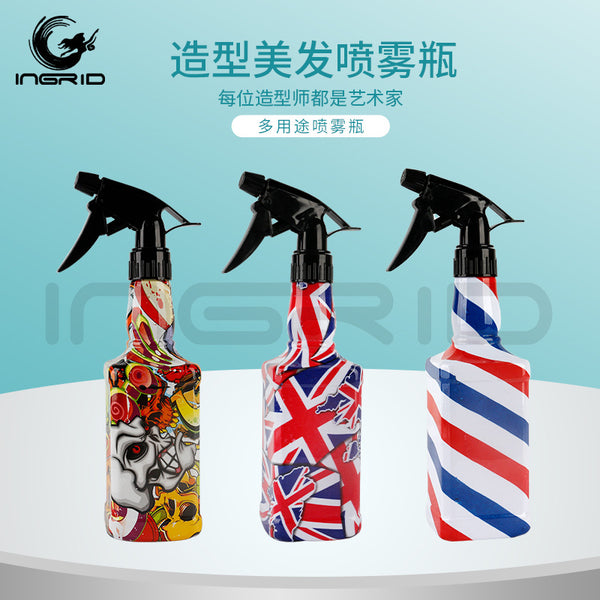 Printing high pressure continuous fine mist watering can Adjustable spray bottle Hair tool Hydrating gardening Watering spray kettle