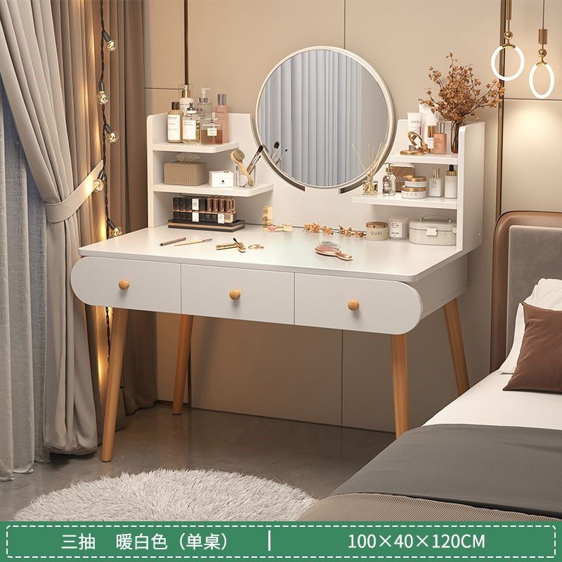 Vanity table bedroom simple modern small makeup cabinet all-in-one small apartment new arrival makeup table makeup table