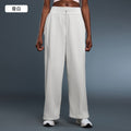 Women's fleece-lined casual pants for autumn and winter - warm, windproof, jogger style, loose fit, straight leg, slimming, athletic long pants d25158