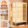 Glass display cabinet, hand cabinet, steel dustproof transparent model storage cabinet, pain cabinet, toy storage cabinet, display bookcase