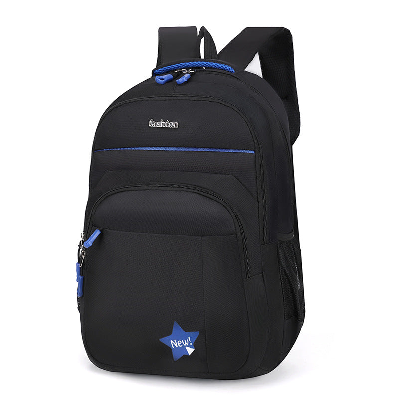Business Backpack Large Capacity Leisure Going Out Travel Backpack Men's Student School Bag Simple Laptop Bag