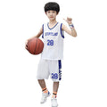 Kids' t-shirts & tank tops, student basketball jerseys, boys' casual middle school sports sets, summer sleeveless shorts