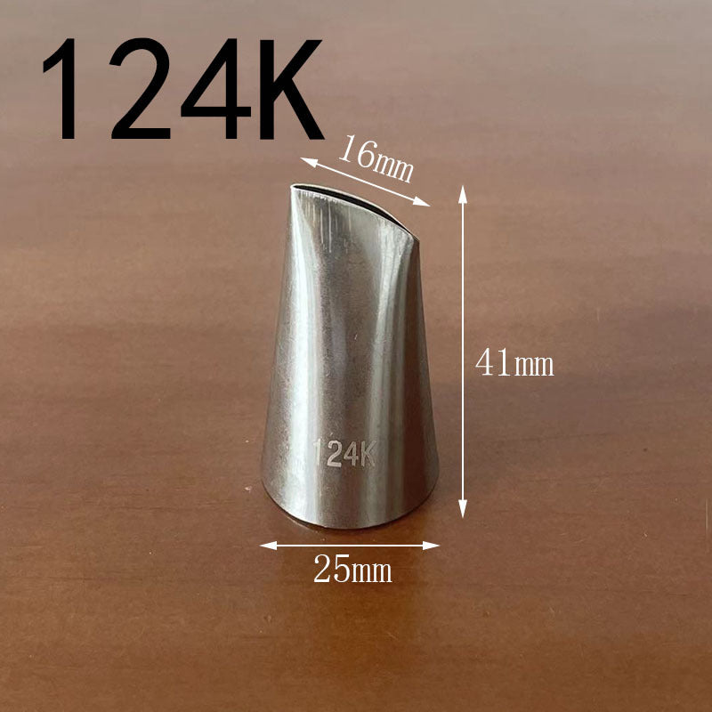Medium decorating nozzle 1m#2d# seamless 304 stainless steel cream cake baking decorating tool in stock wholesale