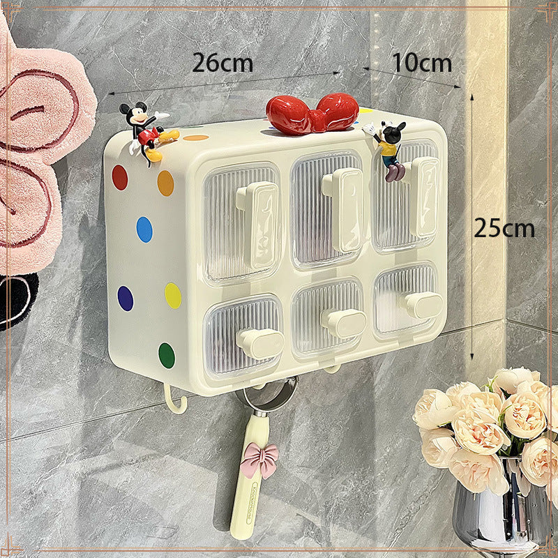 Kitchen wall seasoning box 2025 new high-end integrated multi-grid kitchen sealed drawer seasoning combination