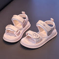 Girls' sandals: new  summer collection - open-toe princess sandals for kids, stylish non-slip beach shoes for girls (sizes for mid-to-large children)